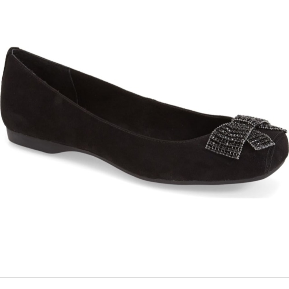 Jessica Simpson Black Flats